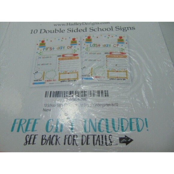 Hadley Designs Double Sided School Signs - 3 Variations/10 ea First Day/Last Day - Picture 4 of 5